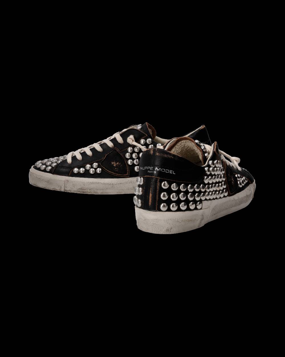 Philippe Model Sneaker Prsx Uomo, Nero Used Borchie Acquista Ora