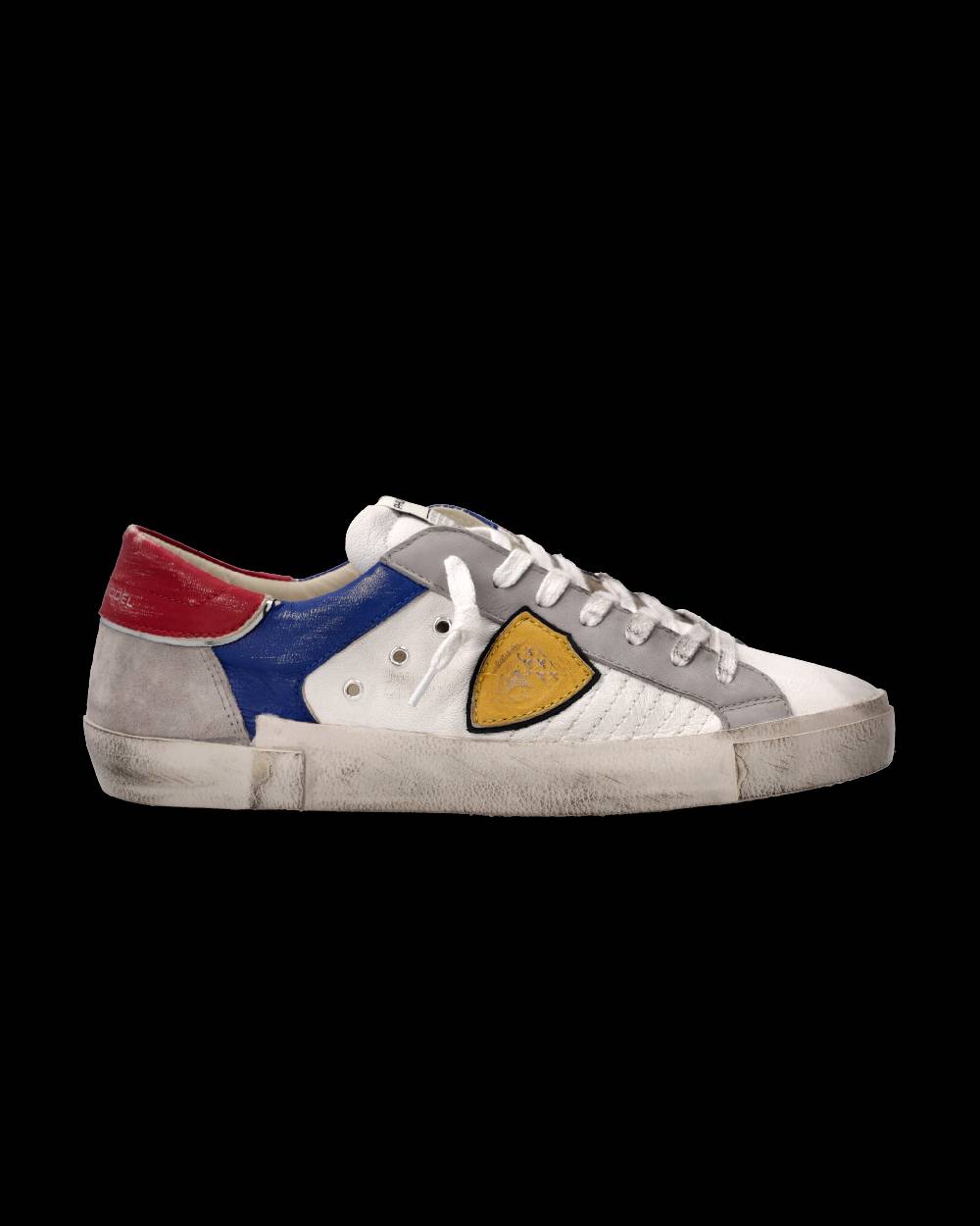 Philippe Model Sneaker Prsx Uomo, Bianco e Blu Promozione Limitata