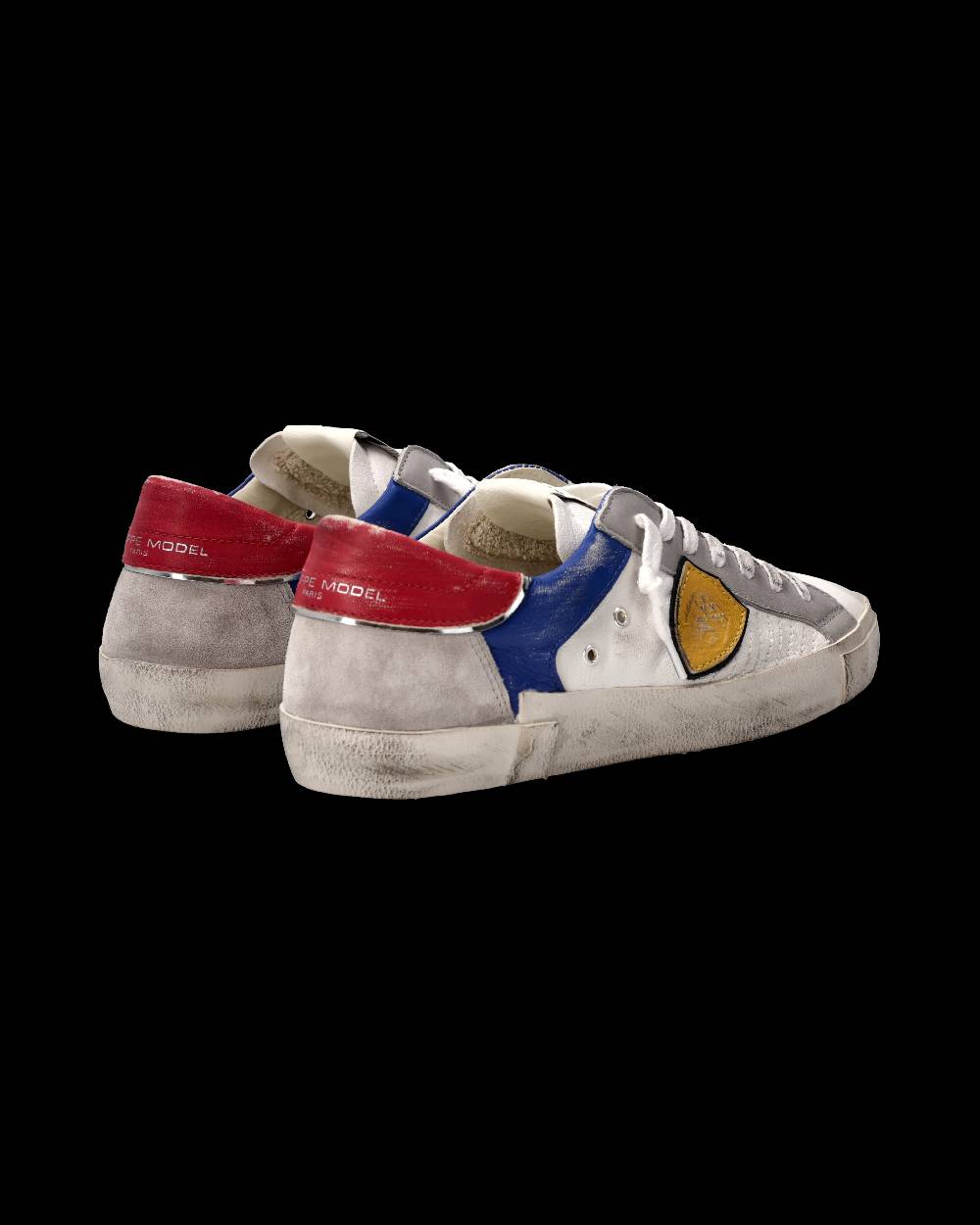 Philippe Model Sneaker Prsx Uomo, Bianco e Blu Promozione Limitata