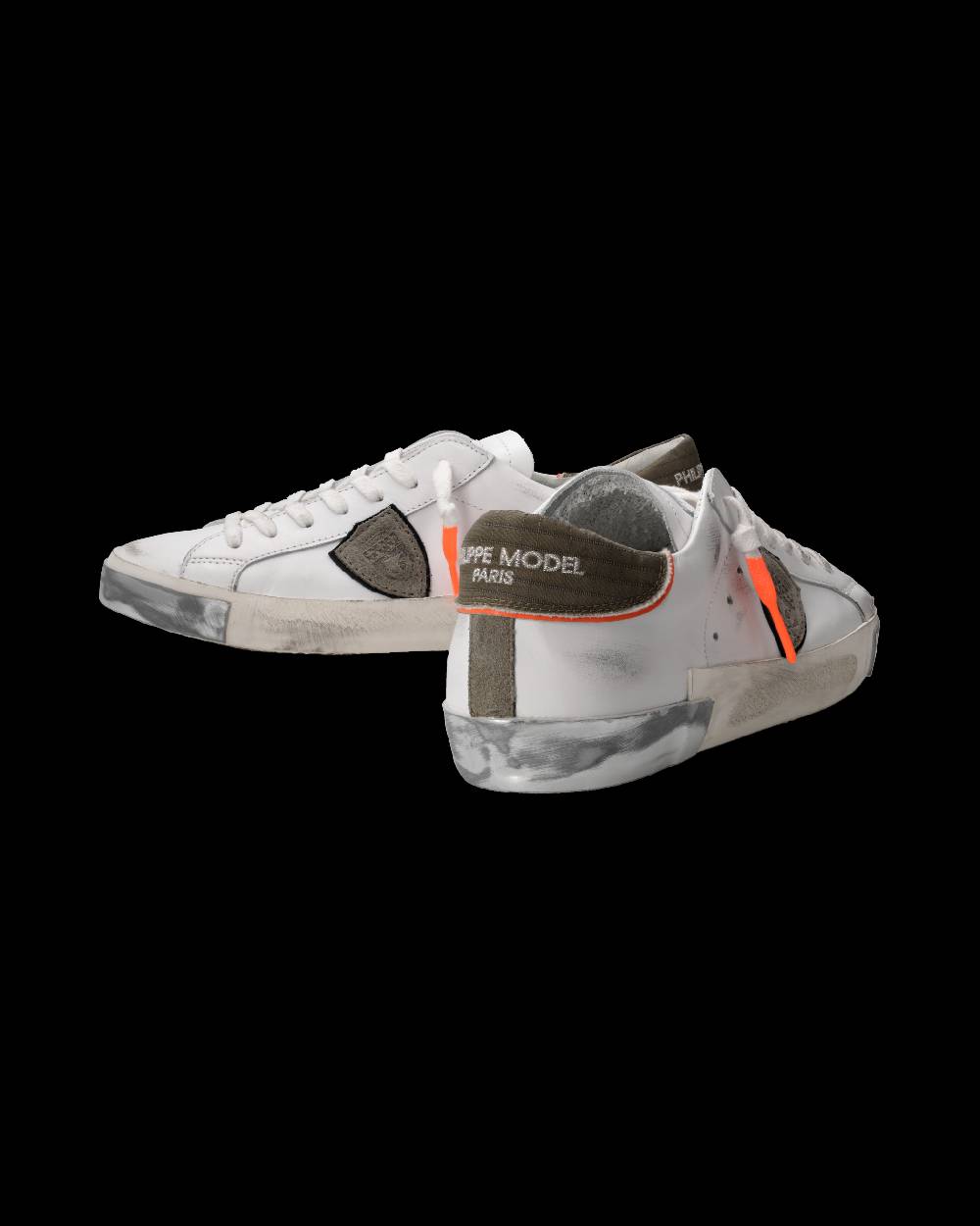 Philippe Model Sneaker Prsx Uomo, Bianco Verde Affare Del Giorno