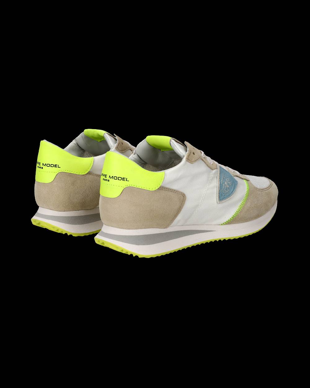 Philippe Model Sneakers Trpx da Uomo Bianche in Tessuto Tecnico Outlet