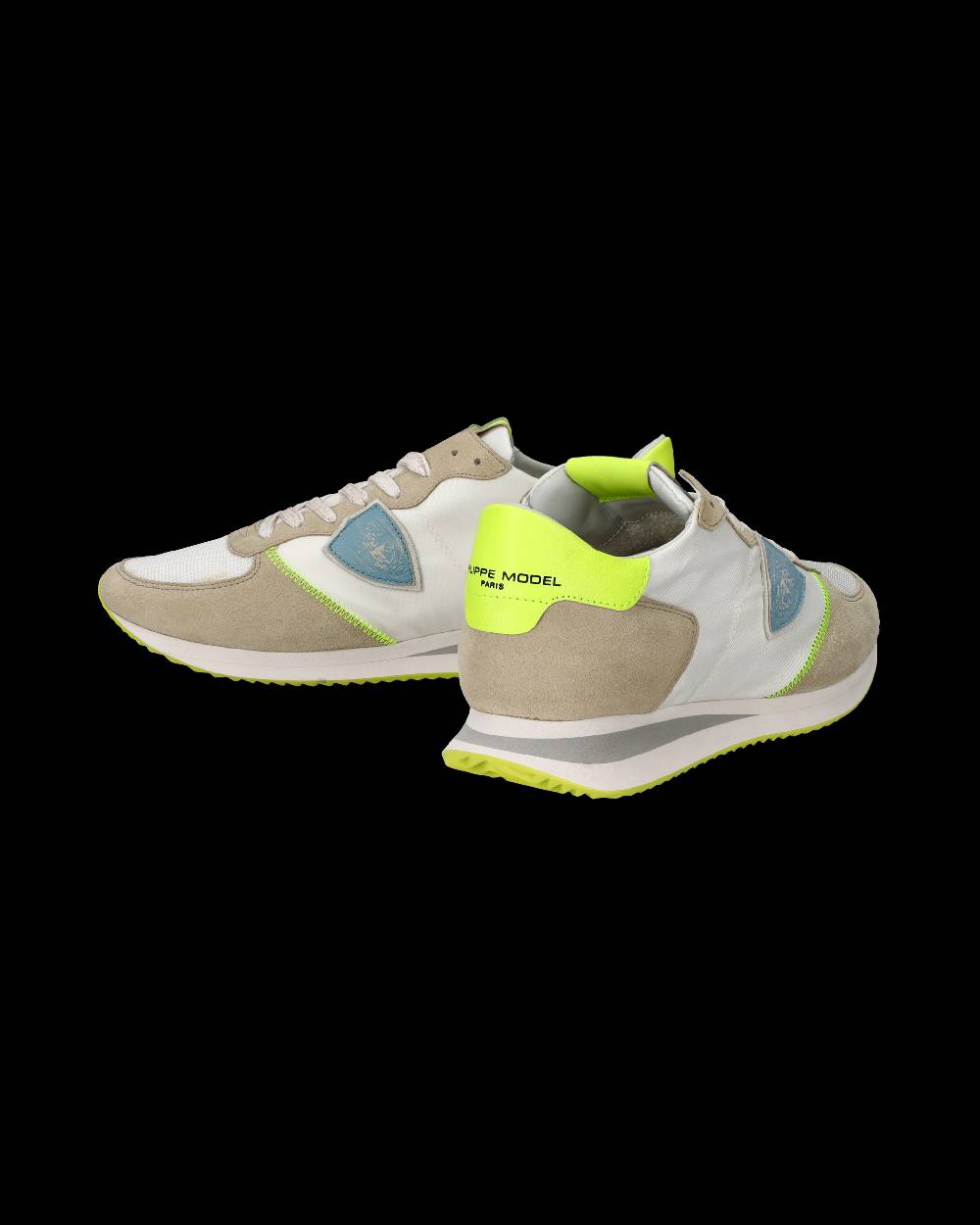 Philippe Model Sneakers Trpx da Uomo Bianche in Tessuto Tecnico Outlet