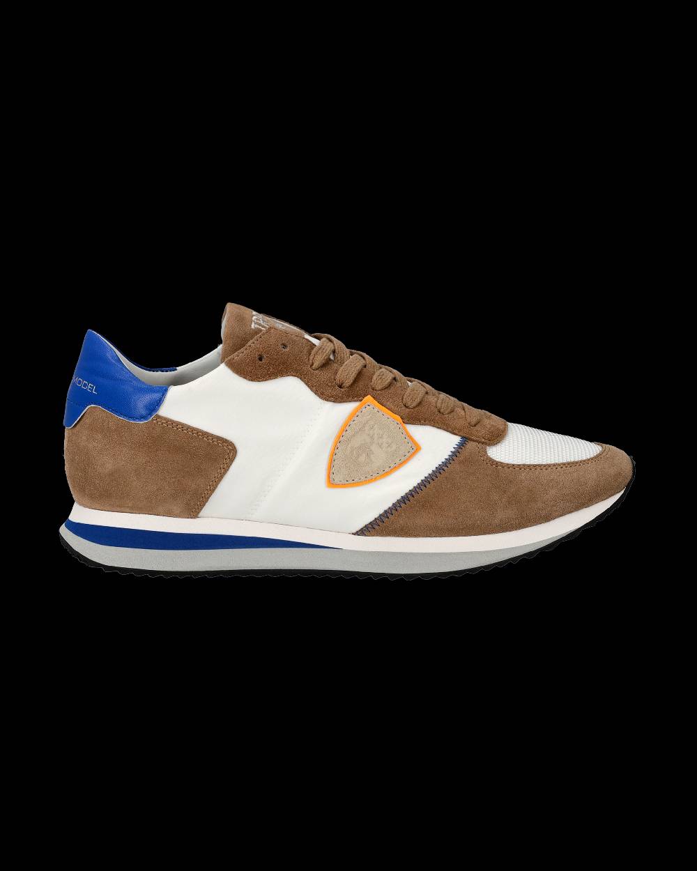 Philippe Model Sneaker basse Trpx uomo - beige e bluette In Vendita