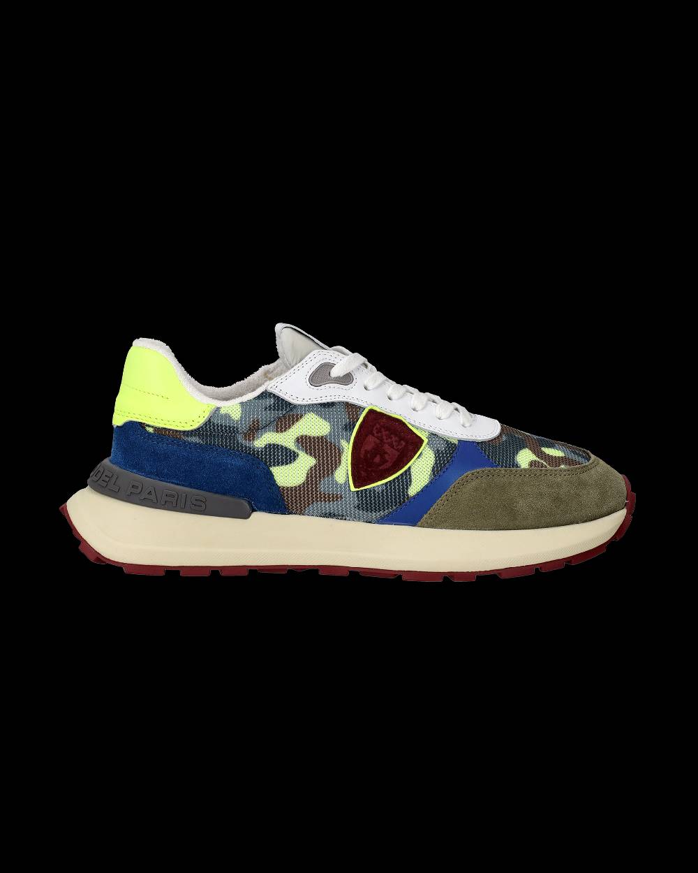 Philippe Model Sneaker running basse Antibes uomo - camouflage, verde e giallo Hotsell