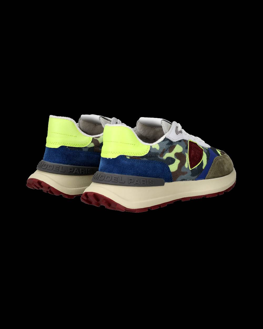 Philippe Model Sneaker running basse Antibes uomo - camouflage, verde e giallo Hotsell