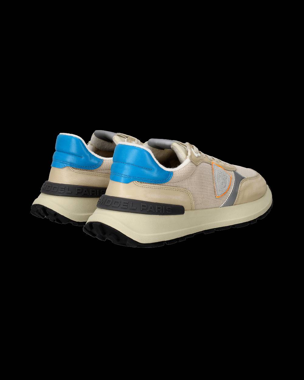 Philippe Model Sneakers Antibes da Uomo Beige in Tessuto Tecnico Saldi Di Fabbrica