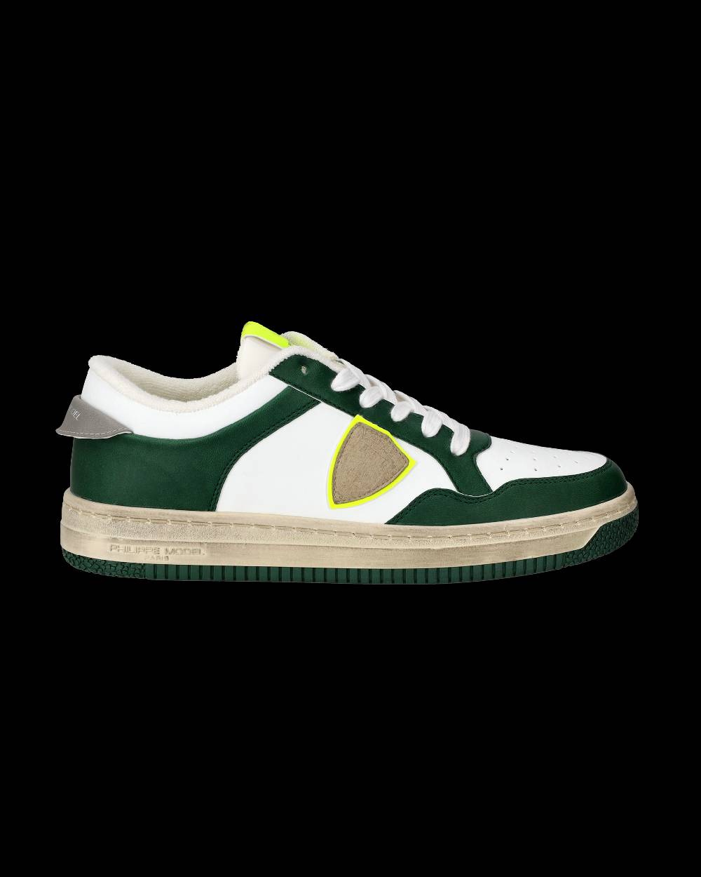 Philippe Model Sneaker basse Lyon uomo - verde e giallo Vendite Flash