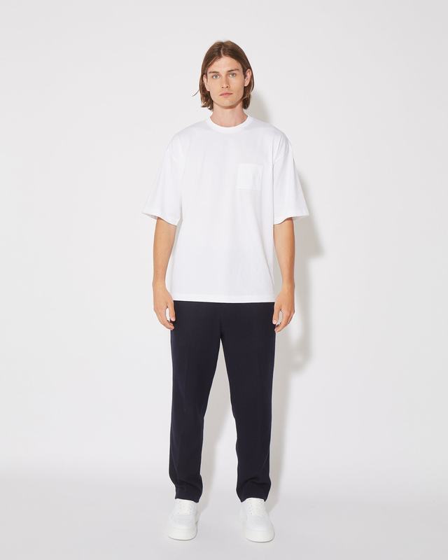 Philippe Model T-Shirt Maurice da Uomo Bianca in Jersey Offerte stagionali