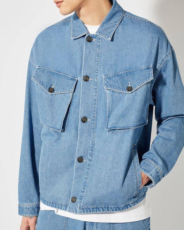 Philippe Model Overshirt In Denim Gerard da Uomo Azzurra in Denim Soddisfazione Garantita