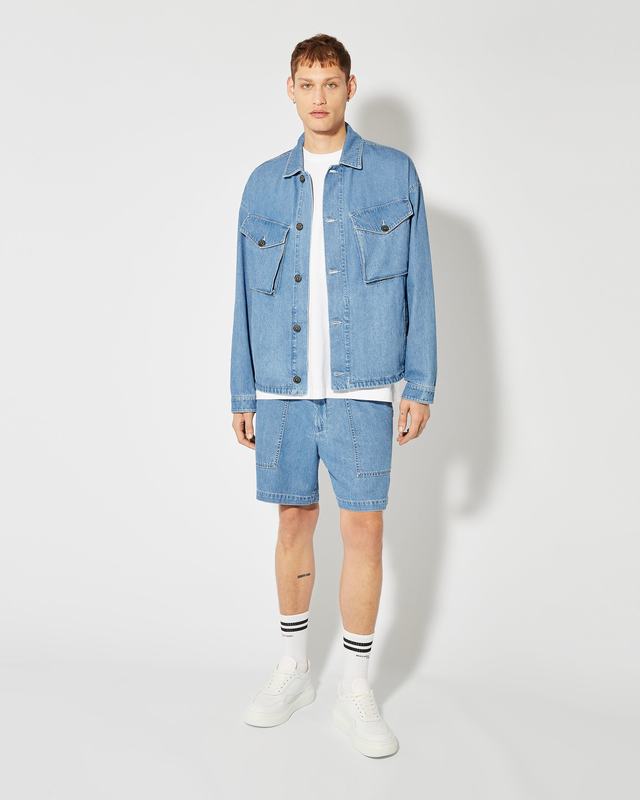 Philippe Model Overshirt In Denim Gerard da Uomo Azzurra in Denim Soddisfazione Garantita