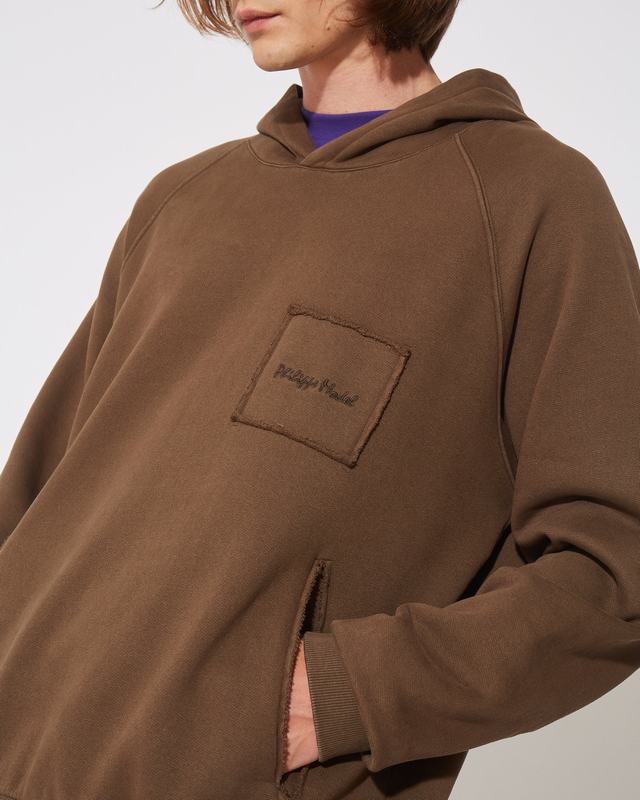 Philippe Model Felpa con cappuccio JEAN da Uomo Marrone in Jersey Negozi Online