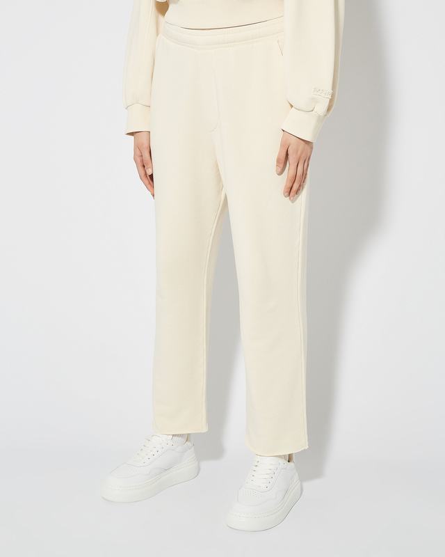 Philippe Model Pantaloni Claire da Donna Beige ecru in Jersey Presa