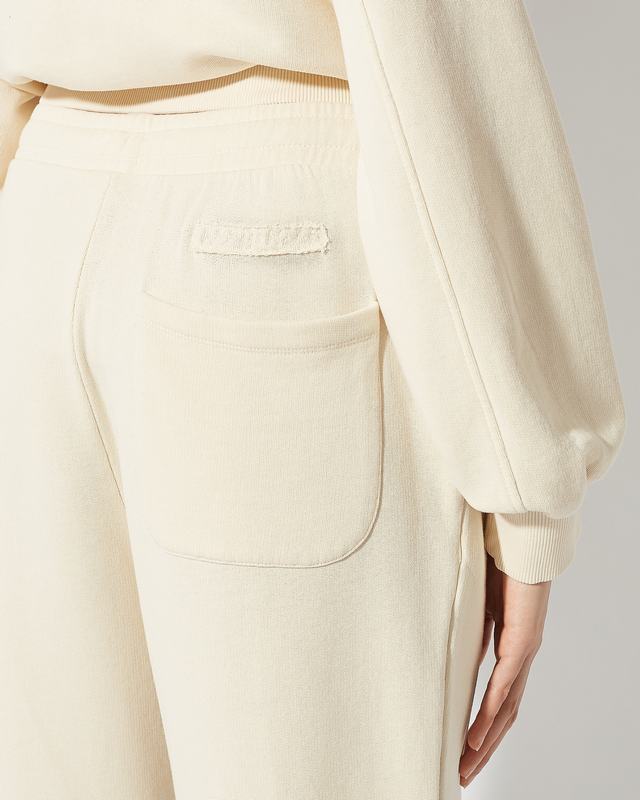 Philippe Model Pantaloni Claire da Donna Beige ecru in Jersey Presa