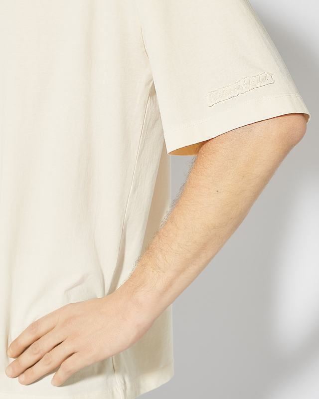 Philippe Model T-Shirt Maurice da Uomo Beige ecru in Jersey Enormi sconti