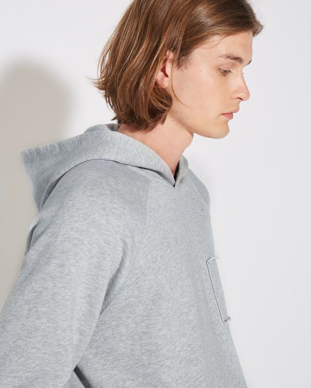 Philippe Model Felpa con cappuccio JEAN da Uomo Grigia in Jersey Offerte