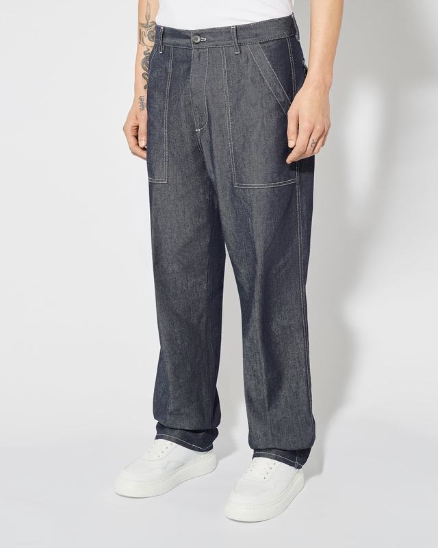 Philippe Model Pantaloni In Denim Charles da Uomo Blu in Denim Vendita Economica