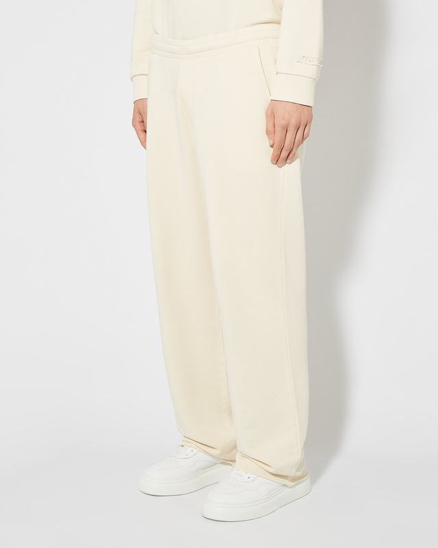 Philippe Model Pantaloni Christophe da Uomo Beige ecru in Jersey Saldi Di Fabbrica