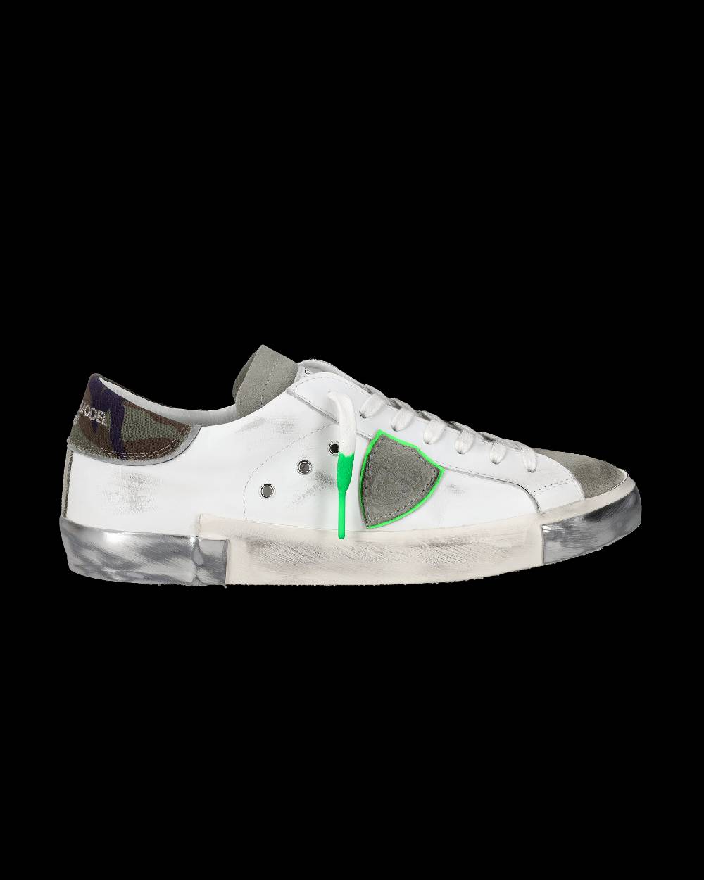 Philippe Model Sneaker basse Prsx uomo - bianco e verde 2025