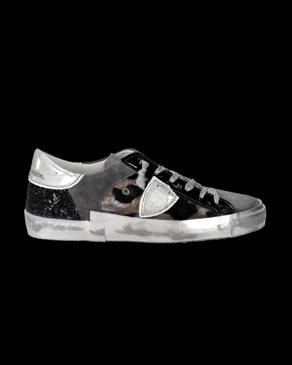 Philippe Model Sneaker basse Paris donna - nero e grigio Promozione Limitata