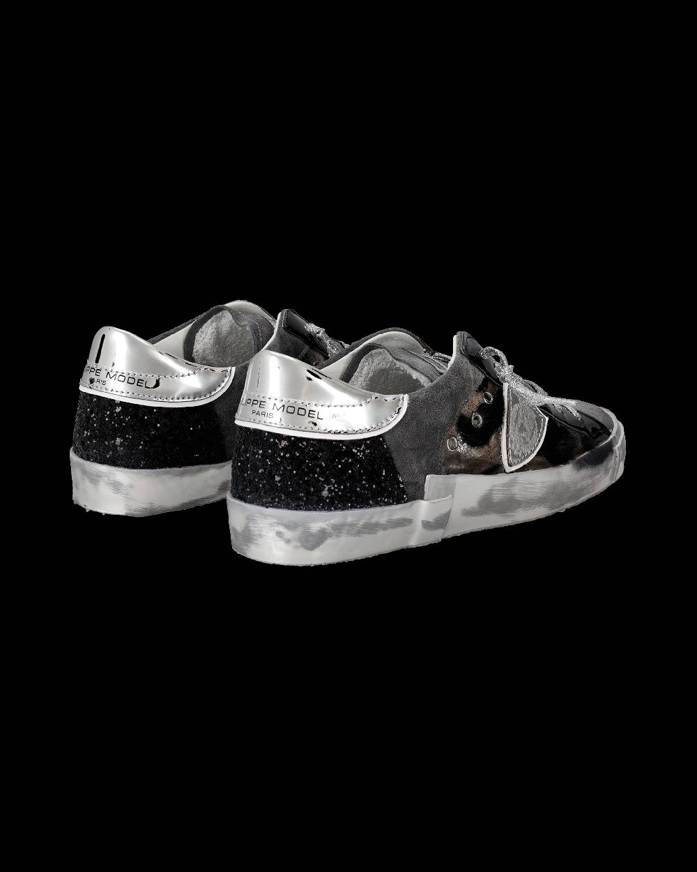 Philippe Model Sneaker basse Paris donna - nero e grigio Promozione Limitata