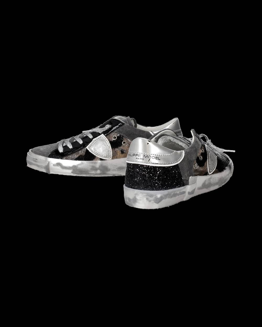 Philippe Model Sneaker basse Paris donna - nero e grigio Promozione Limitata
