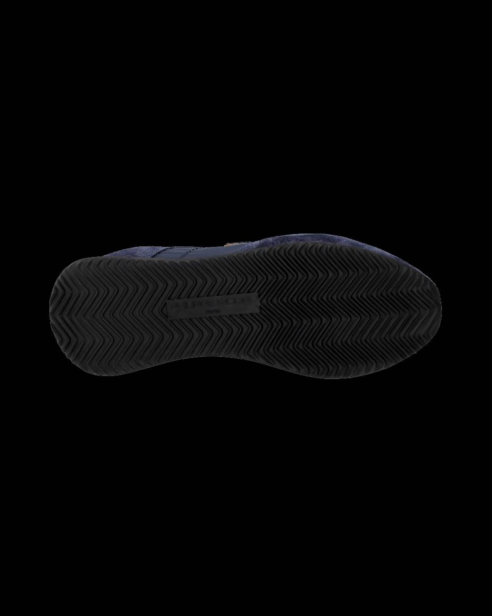 Philippe Model Snaker bassa Trpx donna - blu e argento Sconto