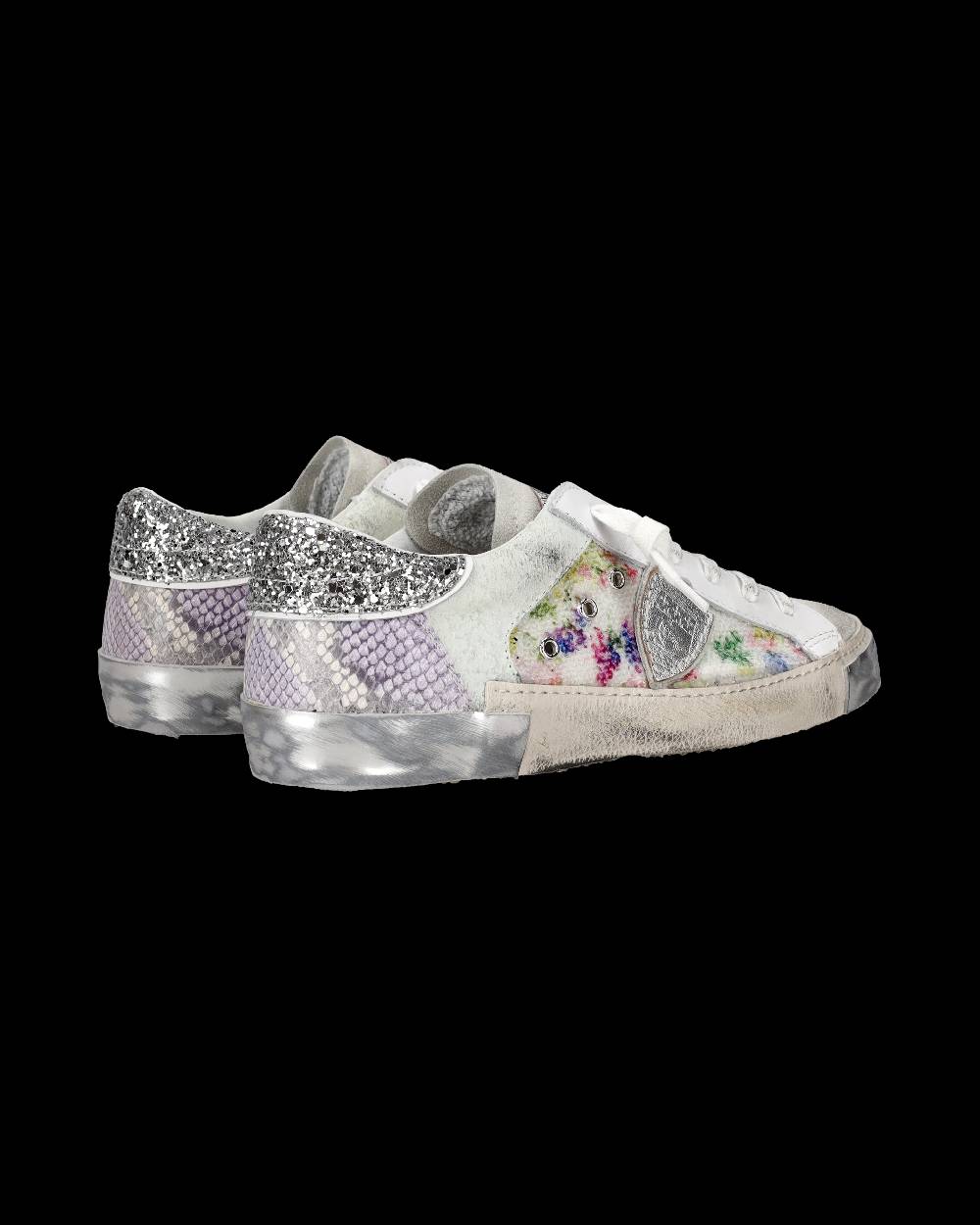 Philippe Model Sneaker bassa PRSX donna - bianco e argento Convenienza