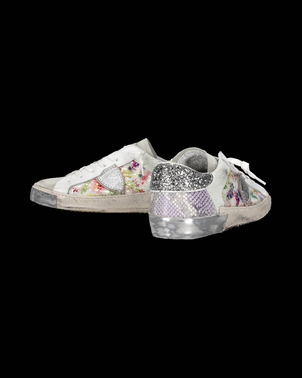 Philippe Model Sneaker bassa PRSX donna - bianco e argento Convenienza