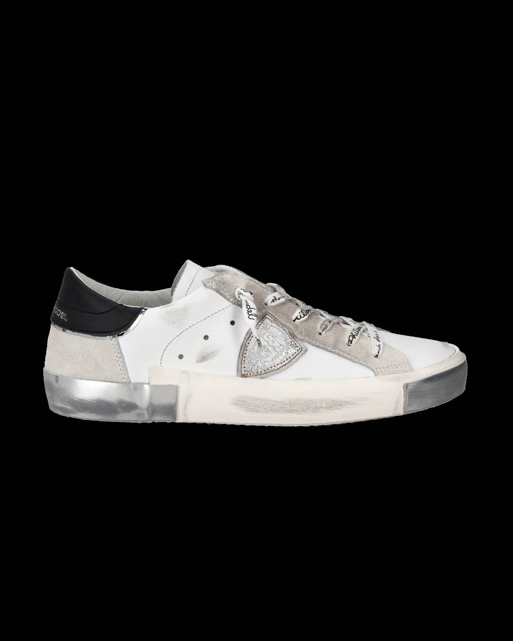 Philippe Model Sneaker bassa Prsx donna - bianco e argento Offerta