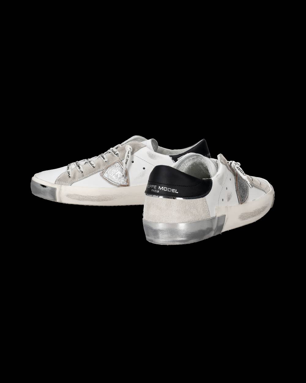 Philippe Model Sneaker bassa Prsx donna - bianco e argento Offerta