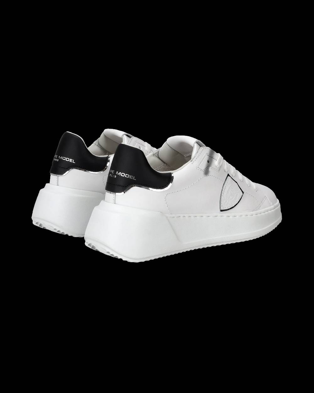Philippe Model Sneaker basse Tres Temple donna - bianco e nero Saldi