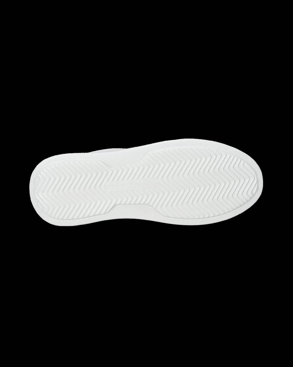 Philippe Model Sneakers Temple da Donna Bianche e Oro in Pelle E Vernice Saldi Di Fabbrica