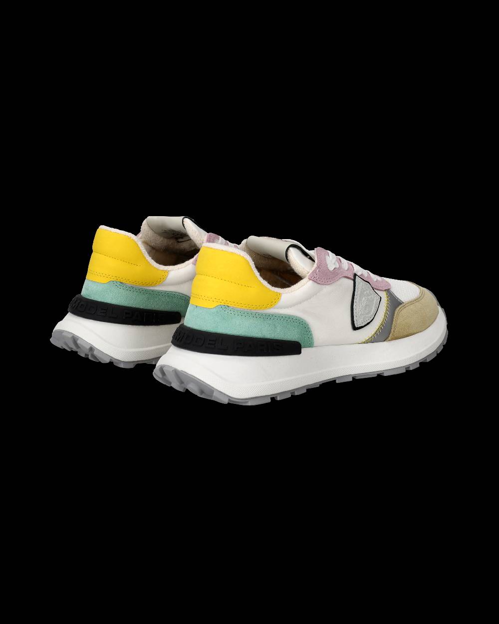 Philippe Model Sneakers Antibes da Donna Bianche e Rosa in Tessuto Tecnico I Più Venduti