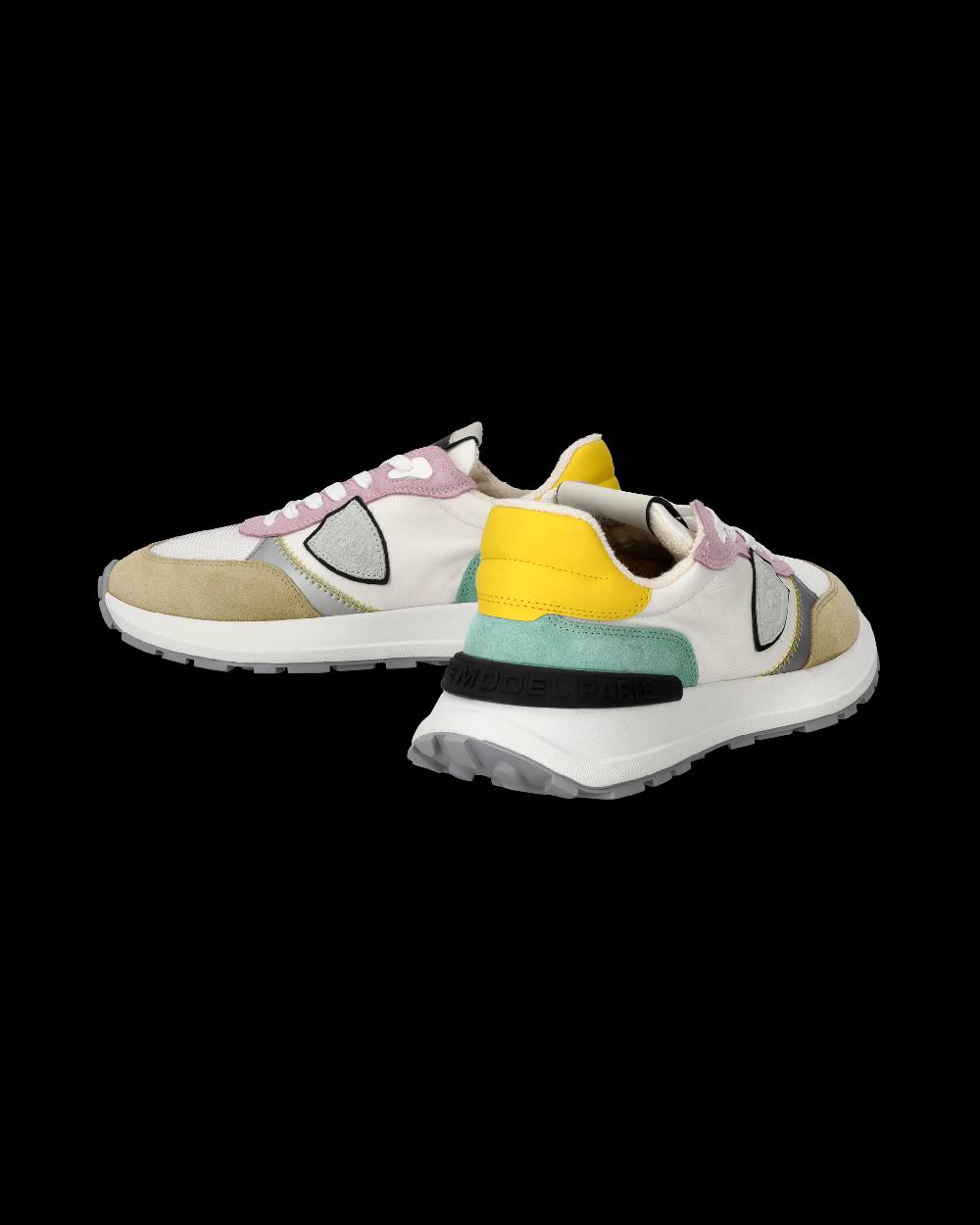 Philippe Model Sneakers Antibes da Donna Bianche e Rosa in Tessuto Tecnico I Più Venduti
