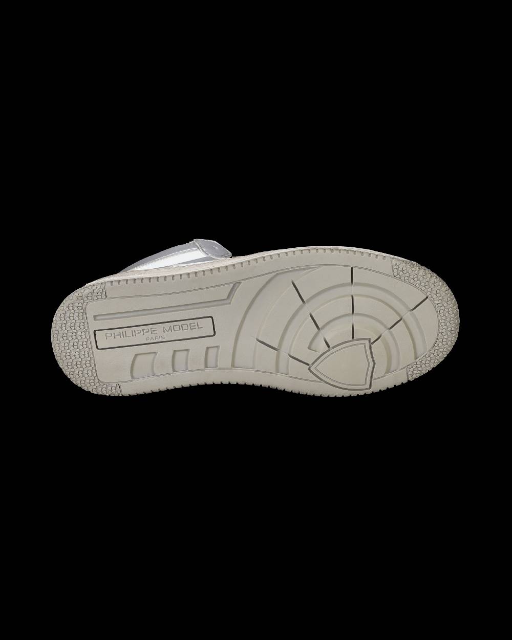 Philippe Model Sneaker mid rise Lyon donna - argento e bianco In Saldo