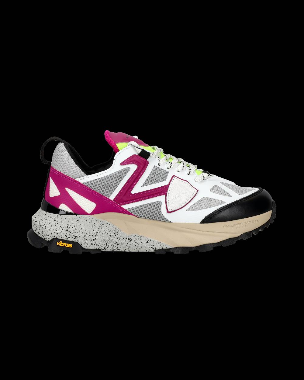 Philippe Model Sneaker basse Rocx donna - bianco e ciclamino Moda