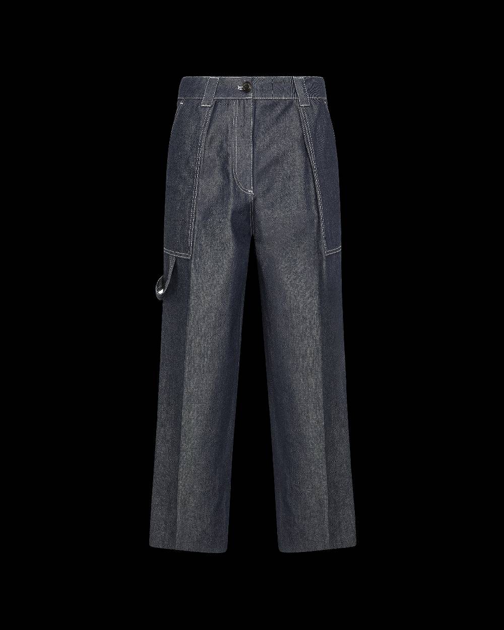 Philippe Model Jeans Coline da Donna Blu in Denim Qualità