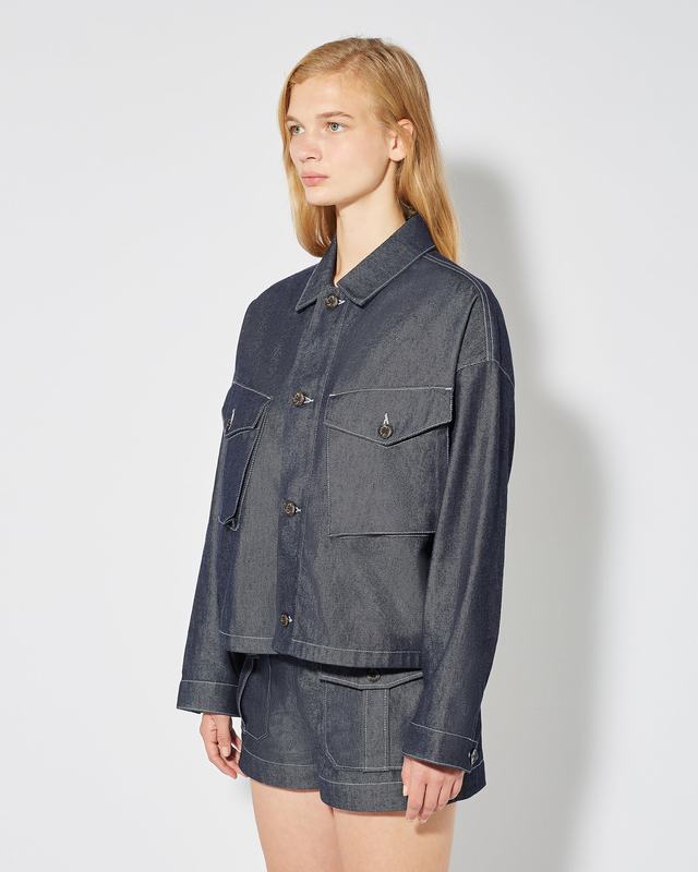 Philippe Model Giacca in denim Giselle da Donna Blu in Denim Vendita