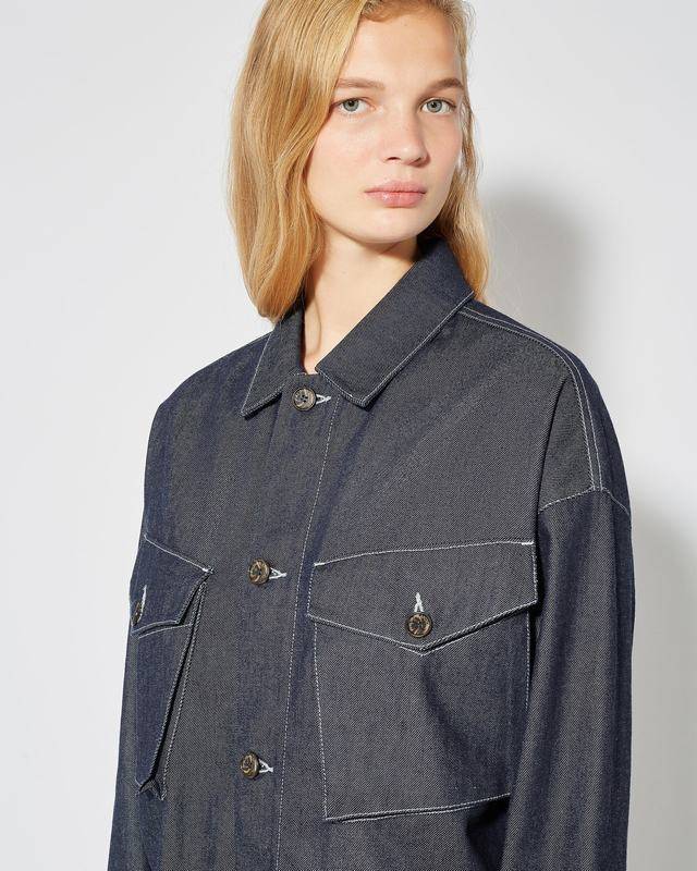 Philippe Model Giacca in denim Giselle da Donna Blu in Denim Vendita