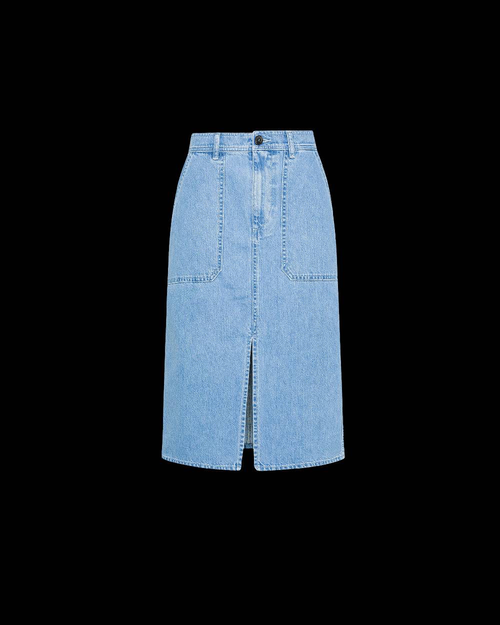Philippe Model Gonna Di Jeans Seline da Donna Azzurra in Denim Promozione