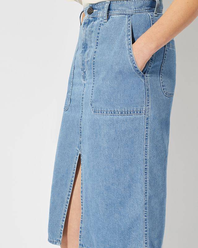 Philippe Model Gonna Di Jeans Seline da Donna Azzurra in Denim Promozione