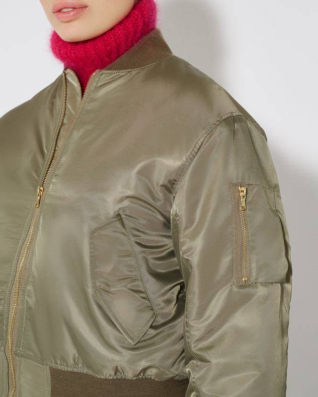 Philippe Model Giacca bomber Giulliet da Donna Verde in Jersey Promozione Limitata