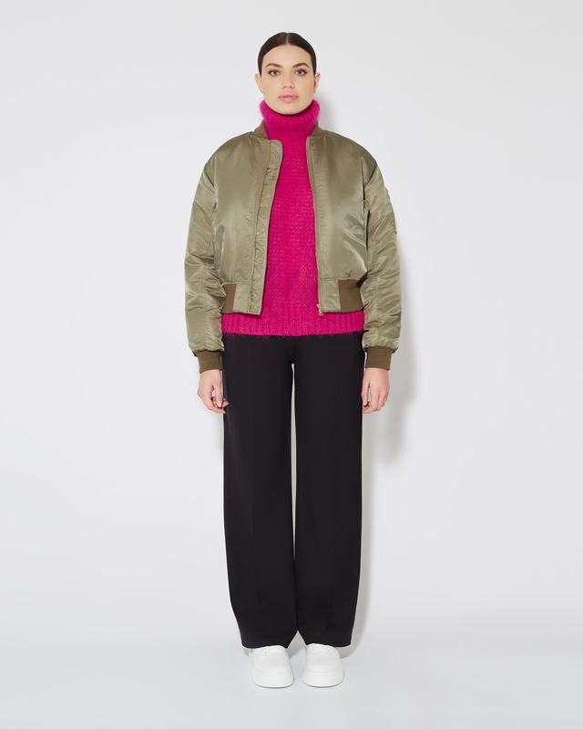 Philippe Model Giacca bomber Giulliet da Donna Verde in Jersey Promozione Limitata