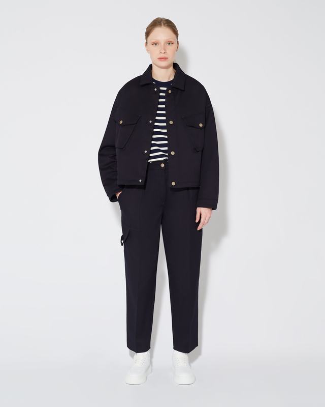 Philippe Model Pantaloni regular Coline da Donna Blu in Cotone Fino Al -60%