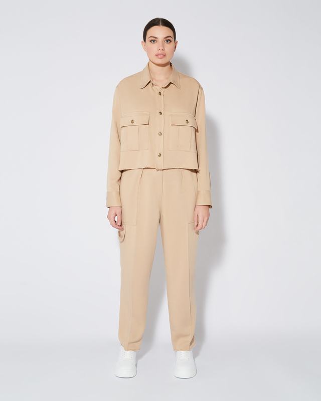 Philippe Model Camicia militare Dorette da Donna Marrone in Cotone Shopping Online