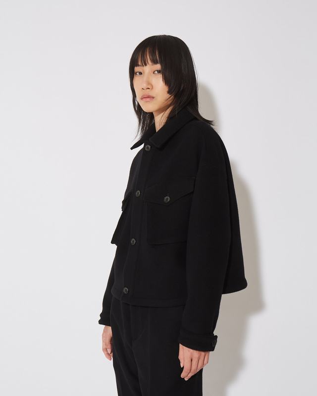 Philippe Model Giacca Giselle da Donna Nera in Lana Offerta