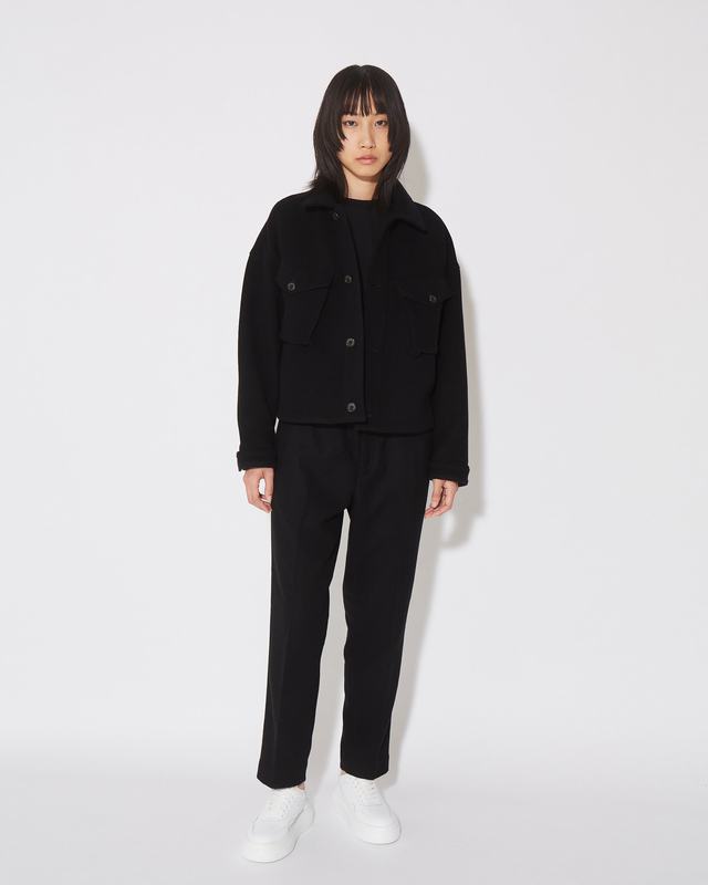 Philippe Model Giacca Giselle da Donna Nera in Lana Offerta