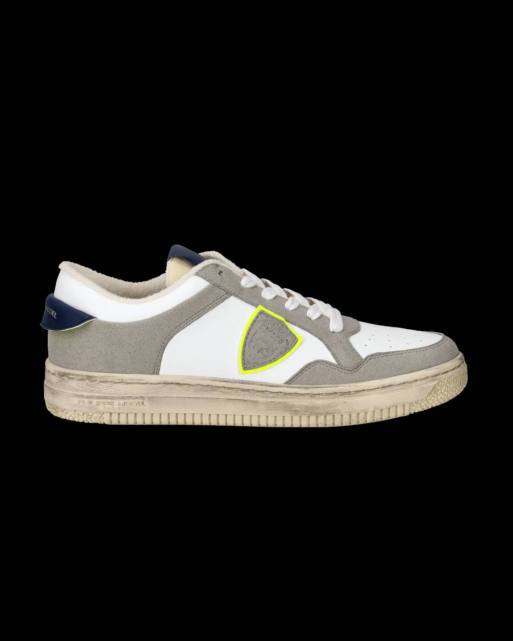 Philippe Model Sneaker basse Lyon uomo - bianco, blu e giallo Vendite Flash