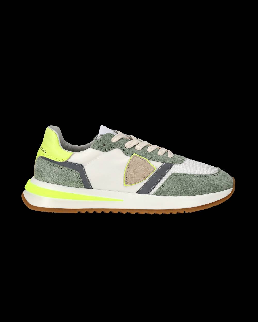 Philippe Model Sneakers Tropez 2.1 da Uomo Bianche e Gialle in Tessuto Tecnico Negozio