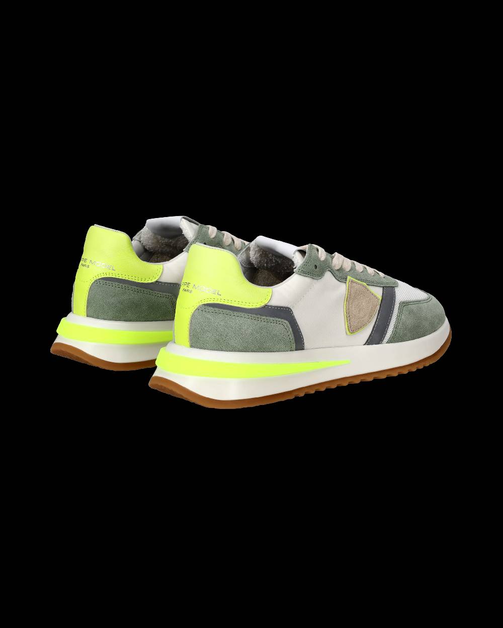 Philippe Model Sneakers Tropez 2.1 da Uomo Bianche e Gialle in Tessuto Tecnico Negozio